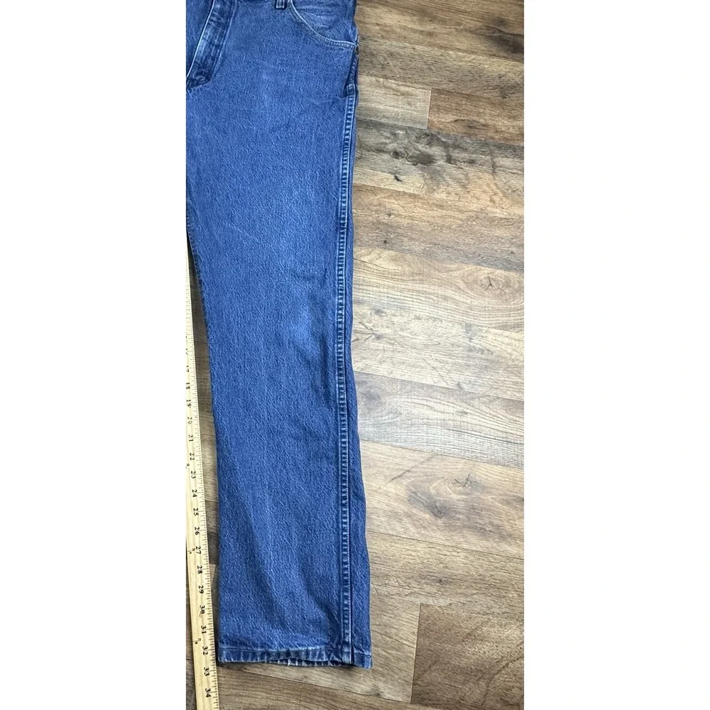 Wrangler Men's‎ 47MWZ Jeans Blue Size 38x34 Cowboy Regular Fit Western Rodeo